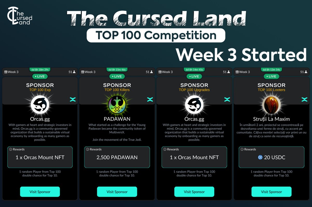 The Cursed Land - Web2 - Web3 MMORPG 🎮 tweet media
