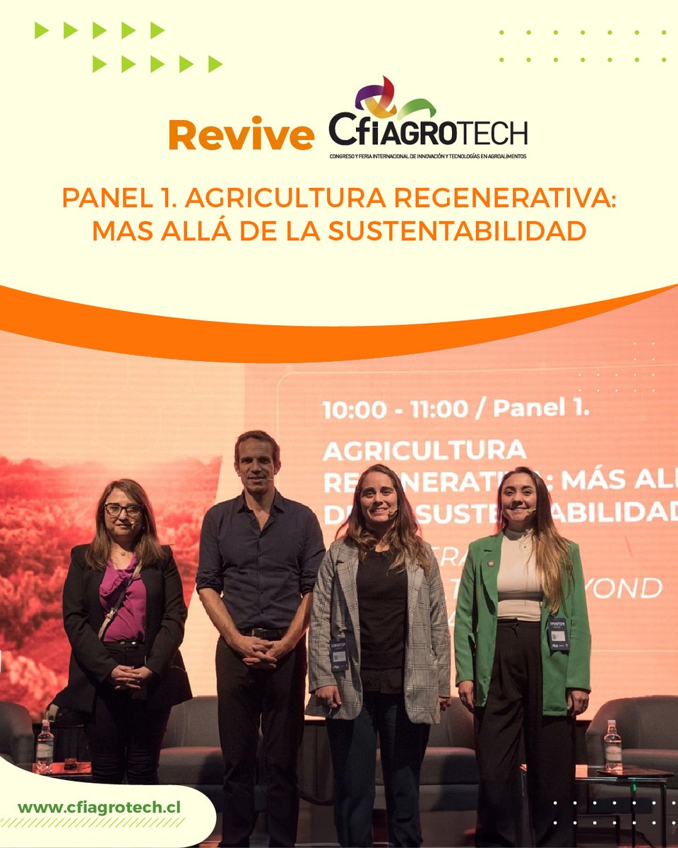 Panel 1: Agricultura Regenerativa - Más Allá de la Sustentabilidad

🔗 youtu.be/-E95hsGK15E

Descubre cómo la agricultura regenerativa está redefiniendo la sostenibilidad en nuestra industria. ¡Mira ahora!