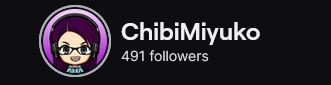 chibimiyuko_'s tweet photo. I randomly checked this and I realised I am half way to 1k! 😮

Who knows, I might have a Random SoS stream when I get to 500?? haha~

I do want to thank SanPandaKai for the raid who was playing Pokemon UNITE! :D

#streamingmilestone #twitchstreamer #gamer #twitchaffiliate https://t.co/qz9OeVle3h