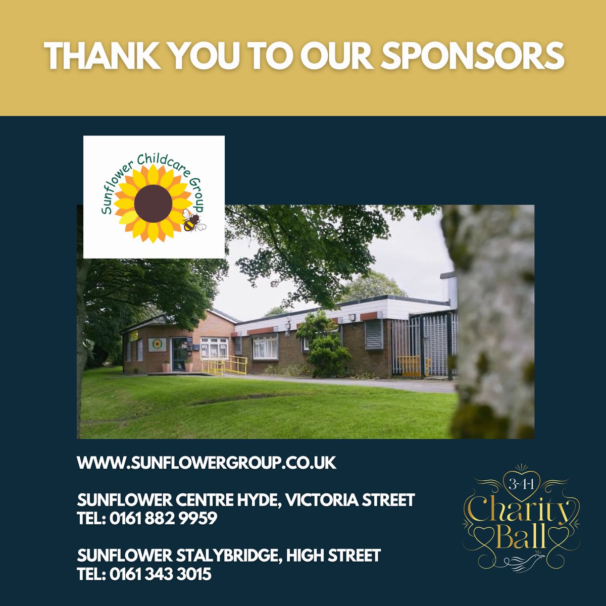 Enormous gratitude to the outstanding @sunflowerchilds for their unwavering support as a sponsor for the upcoming 3-4-1 Charity Ball! 🌻 Thank you, @elainesagar for your mentorship and continued support.