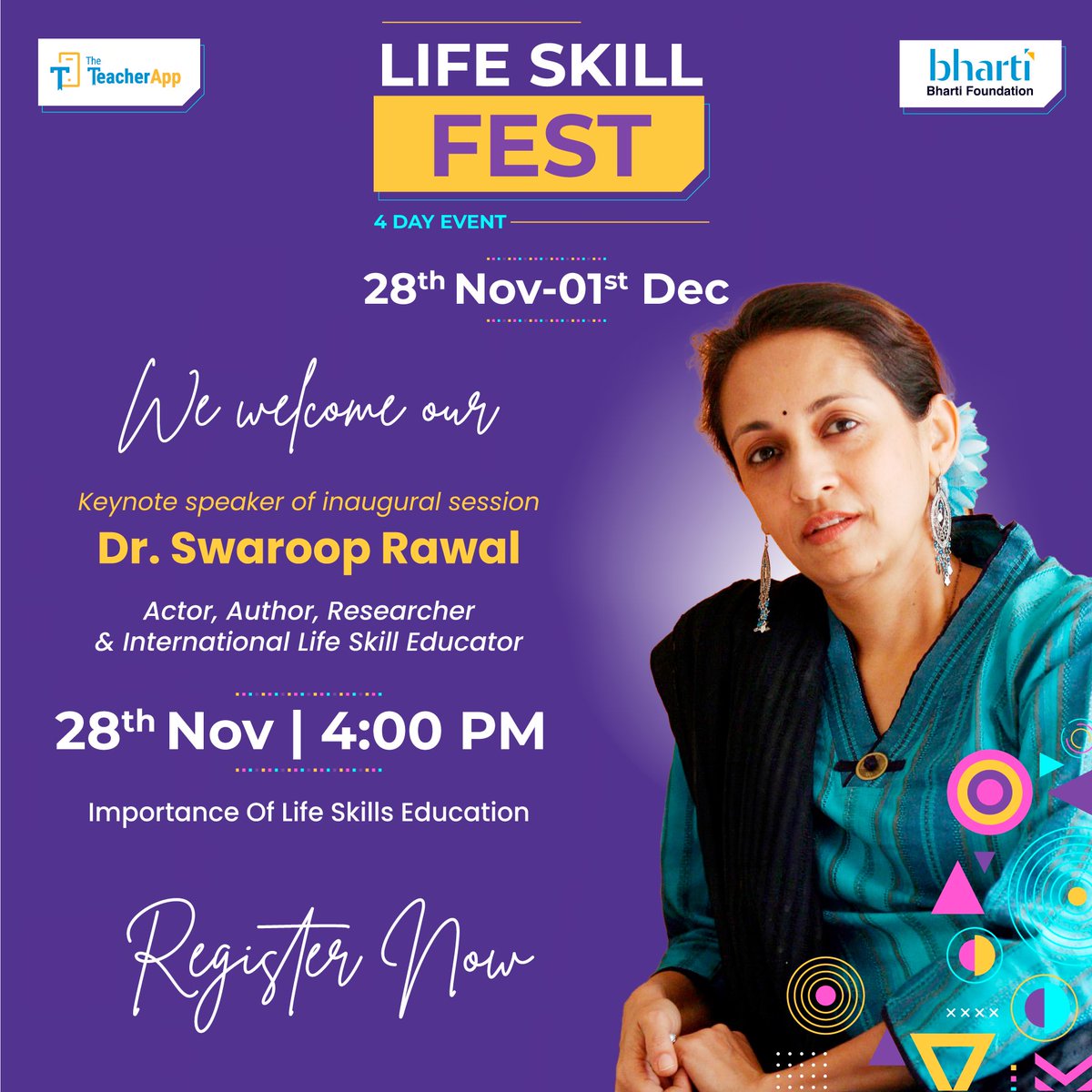 Join my session on TheTeacherApp, where I'll be unraveling the significance of Life Skills. Participants can expect an engaging and thought-provoking discussion and engagement. See you there! theteacherapp.page.link/yHh1ePuHog9v6E…