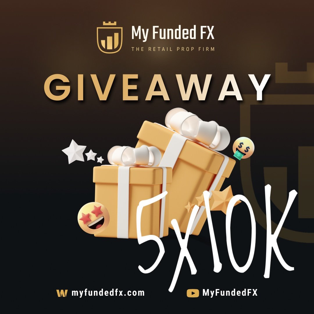 🎁GIVEAWAY TIME🎁

5x10K Challenges 

1. Follow <a href="/MyFundedFX/">MyFundedFX</a> <a href="/MyFundedFutures/">MyFundedFutures</a> <a href="/Adam_Aabaad/">Banjara</a> &amp; <a href="/MattLCEO/">Meta CEO</a>
2. Like &amp; Retweet.
3. Tag 2 Friends. 

⏳48 Hours
#Giveaway #MyFundedFX