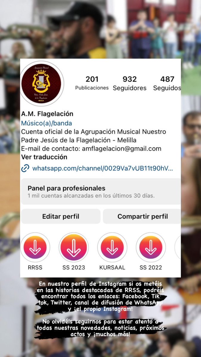 amflagelacion's tweet photo. ¡No olvidéis seguidnos en nuestras RRSS! https://t.co/ULK10XOMqt