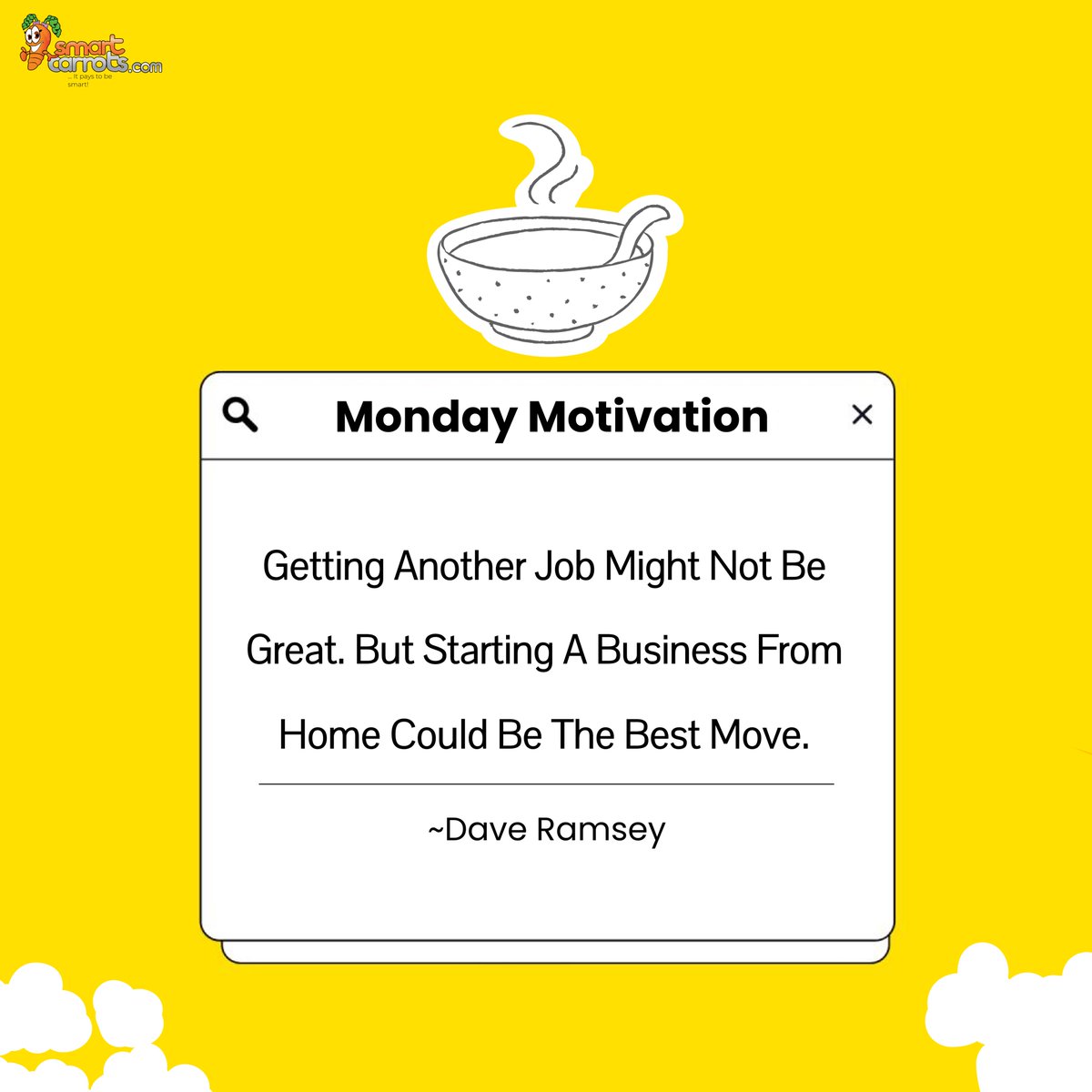 SmartCarrots1's tweet photo. Ready to turn those Monday blues into a spark for change?💡 Embrace the possibilities, chase your dreams, and turn this Monday into the start of something incredible.🏡💼
.
.
.
#smartcarrots #Entrepreneurship #mondayinspiration #WorkFromHome #BeYourOwnBOSS #NewBeginnings https://t.co/CDarDM9ekP