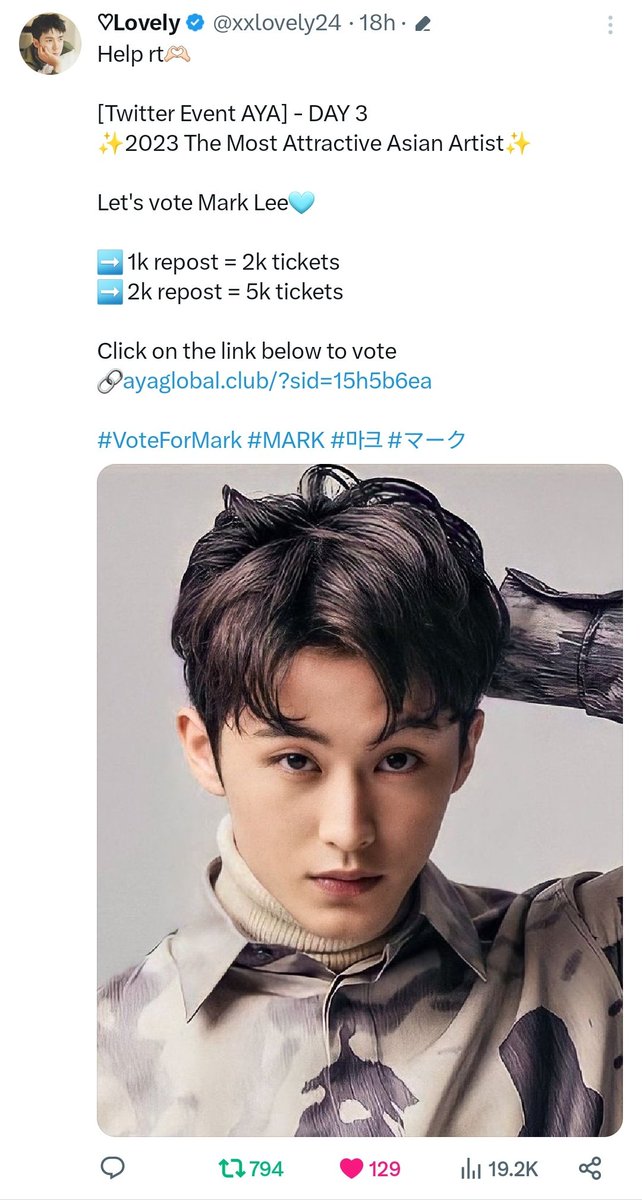 Mark Voting Team tweet media