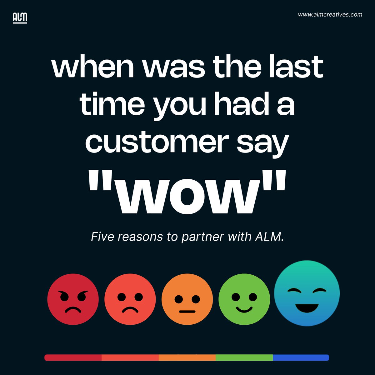 ALMCStudio's tweet photo. Have you ever wondered about the abundance of testimonies from your fellow business partners?

customer satisfaction is no longer just about meeting expectations—it's about exceeding them. https://t.co/WVMyH85cpJ