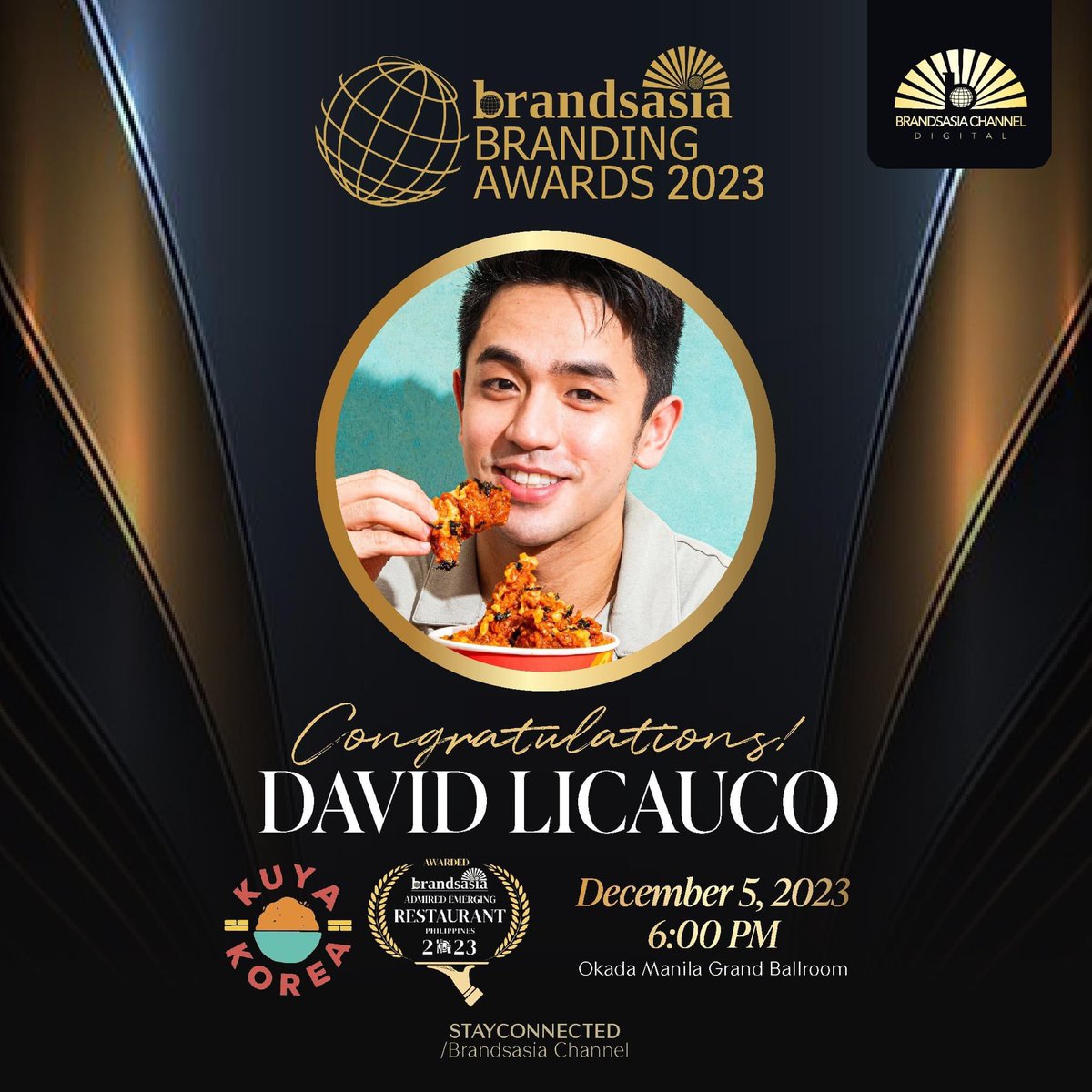 daslgallery's tweet photo. David is the Celebrity Entrepreneur at Brandsasia’s Admired Emerging Restaurant 2023!

Congratulations @davidlicauco 🎉❤️
We are extremely proud of you! 

#DavidLicauco https://t.co/zlBjhDd4Il