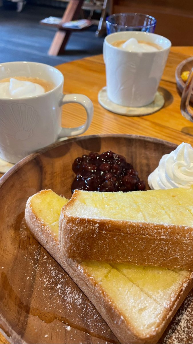 IshidaNobu's tweet photo. 小倉トースト食べた…
#CafedeM https://t.co/ImdRHgIbge