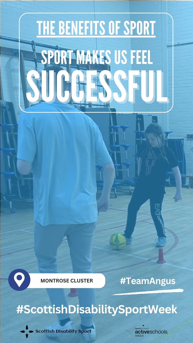 ActiveSchAngus's tweet photo. Sport truly is a powerful &amp; influential tool that actively makes a positive difference in our lives! Heres a snapshot of 4/8 of our operational clusters. Check in later to see the benefits sport has for our second group of 4 clusters. #DisabilitySportWeek #ActiveAngus #AngusASN https://t.co/BzQmxTi5sk