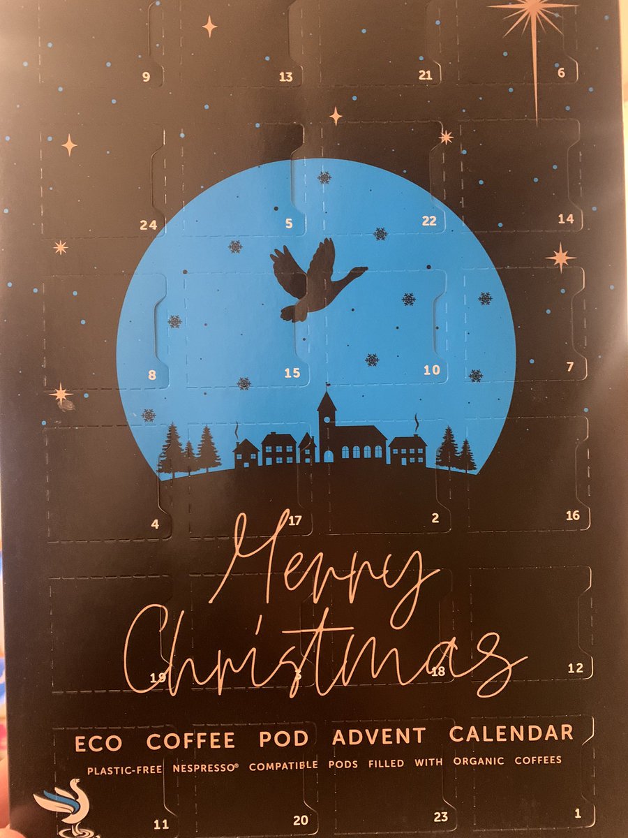 CALENDAR FOR COFFEE FANS!😁

Just 8 Nespresso compatible (compostable) Coffee pod calendar available folks!

Usually retail for around £25-£30 BUT these are just £10!

BBE was Sept ‘23 but I’ve tried some and are still perfectly fine 👍