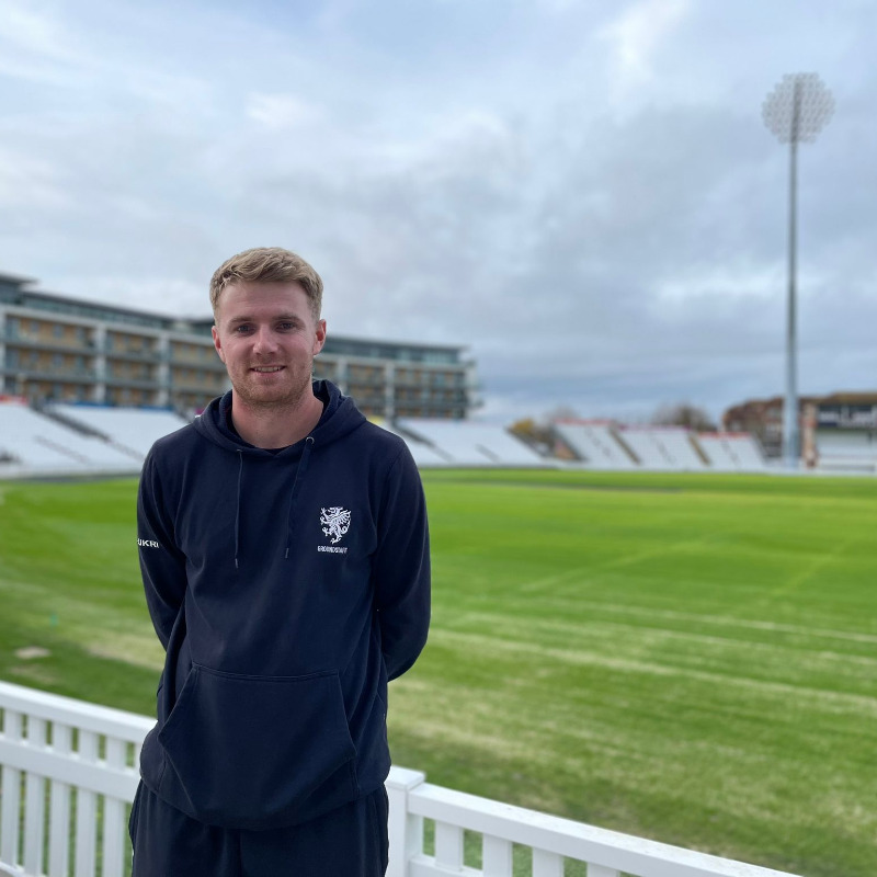 SomersetCCC's tweet photo. Somerset County Cricket Club can today announce Nick Pepper has been named as the Club’s new Head Grounds Person

#WeAreSomerset 
@nickpep98