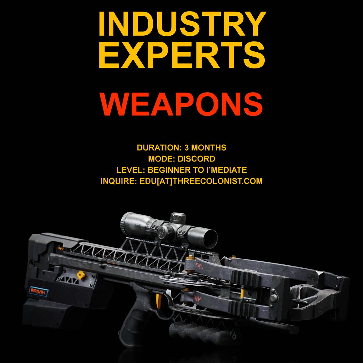 To enroll, please drop us an email at edu@threecolonist.com. Limited seats available - First come, first served.
Dive deep into the AAA pipeline, including Optimization for G Engines. Experience practice sessions, real-time feedback on your 3D designs, live Q&amp;A, technical support