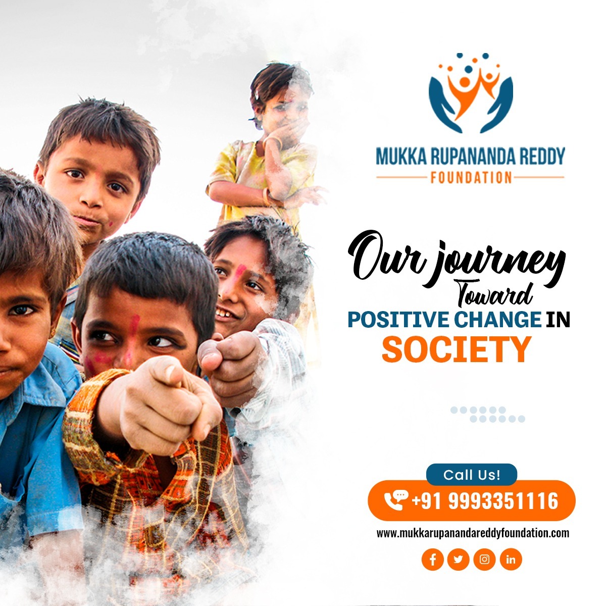 MukkaFoundation's tweet photo. Society when garnered with a positivity will lit up the surroundings and lives of the needy. We at #MukkaRupanandaReddyFoundation focus on bringing the necessities that are of immense value for those that are looking for a ray of hope. https://t.co/ZjkfbHmS8n