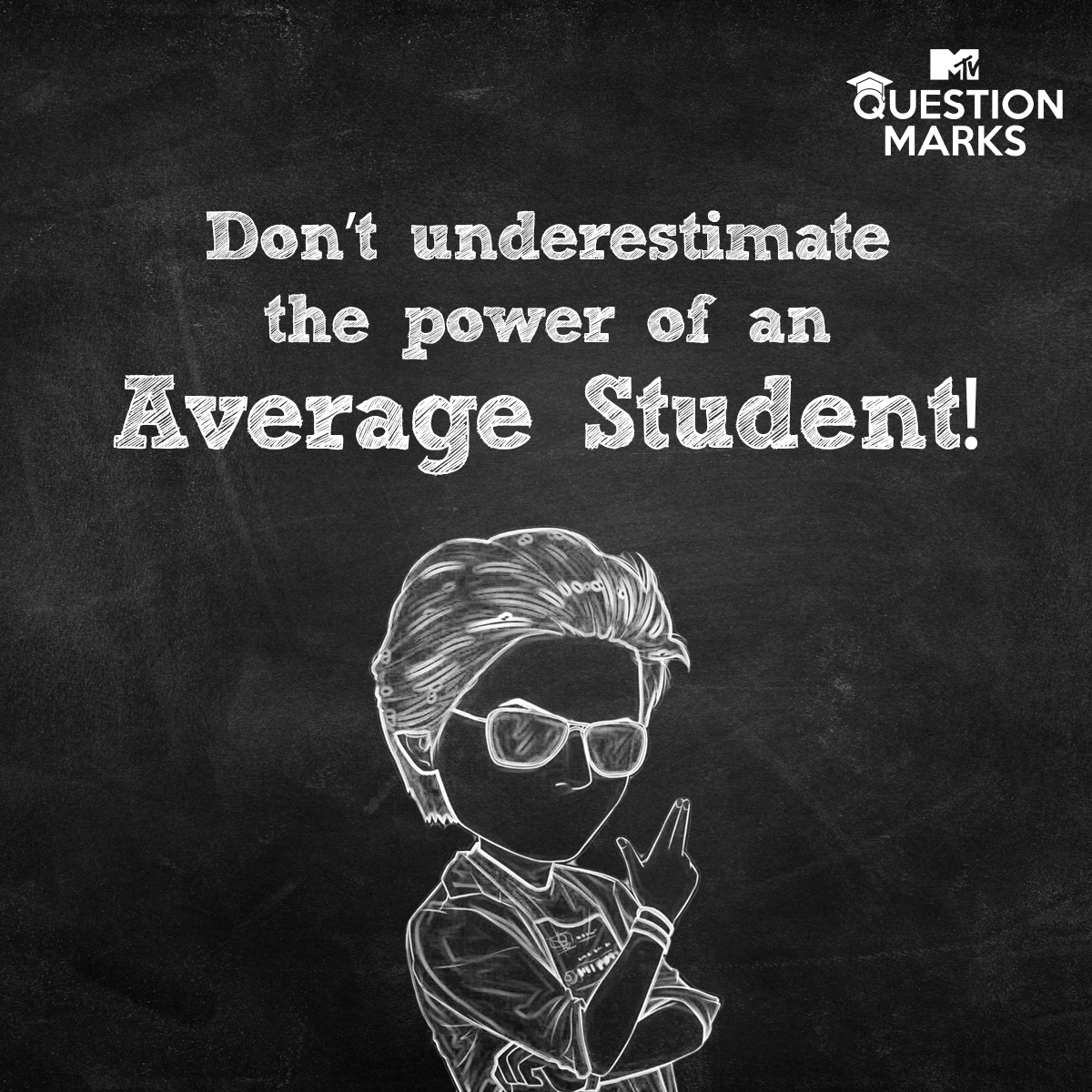 MTVIndia's tweet photo. School mein marks kam aaye toh kya hua? Ye sirf marks hai, benchmark nahi!

For more details on dealing with mental health during exam pressure, visit us on https://t.co/dPAYIM84Az

#MTVQuestionMarks #MarksHaiBenchmarkNahi #AdarshParents #MTVIndia #Exams #Success #Education #Counselling #Learning #Parenting