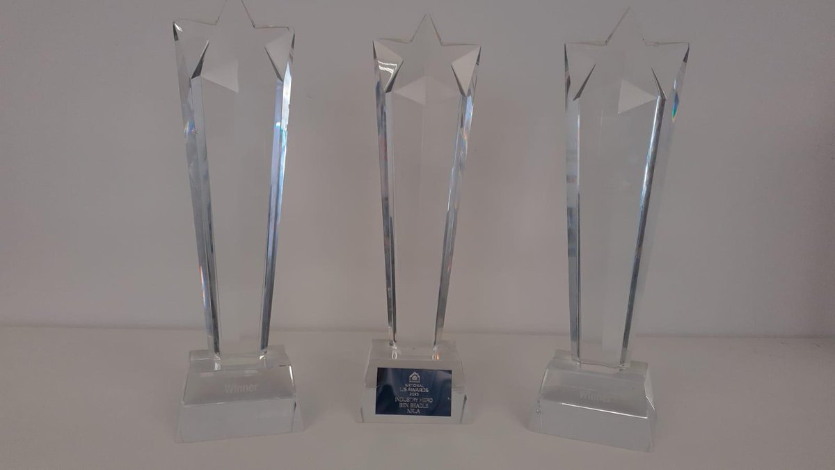 NRLAssociation's tweet photo. We won THREE awards at the #LISAwards last week!
Our CEO @BeadleBen WON the Industry Hero Award 🎉
We also won Best Property Education Provider and Best Product for Landlords!
An honour to be recognised for our work to support + represent members. https://t.co/FijnIm99EA https://t.co/T5H5KAPwaZ