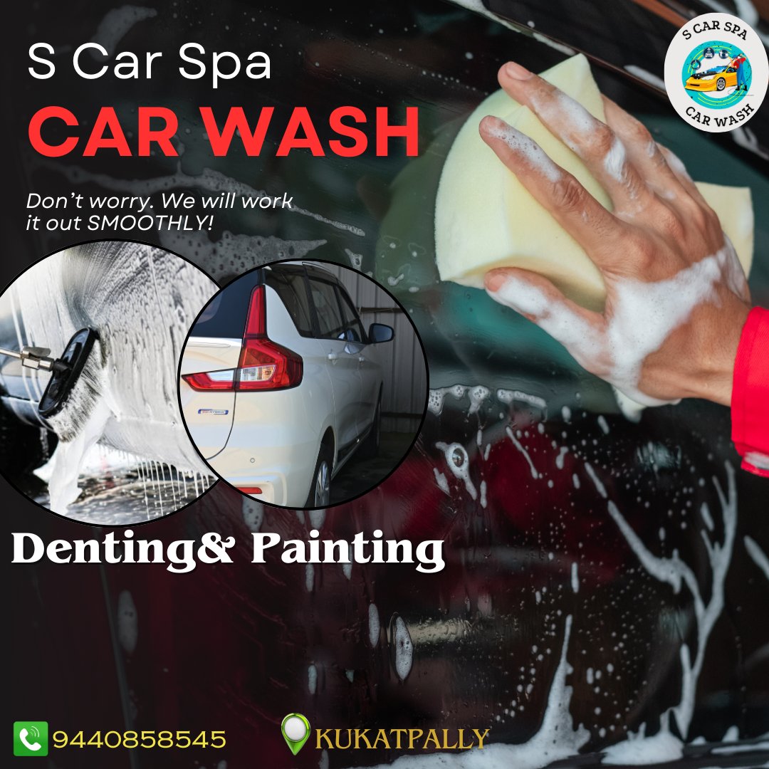 We’ll make your car look brand new.
Contact Us: 9440858545
.
.
.
.
.
.
.
#sselfdrive #carrentals #rentalcars #cars #carwash #scarsspa #carcleaning #bikewash #bike #latestcarwash #bestcarwashservices #foamwash #TeflonCoating