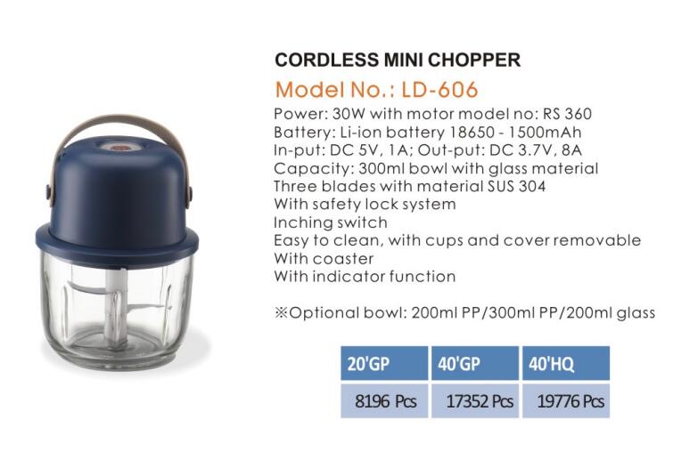 Food chopper with CE ROHS REACH
wechat:jinluohome
whatsapp/wechat:0086-13636548515
Skype:tony.jinluo