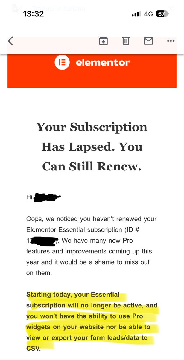 Is this WordPress GPL compliant ? You can’t use pro functionalities without a subscription, is not only for Support and Updates ? ⁦#elementor #wordpress #gpl #gpllicense <a href="/elemntor/">Elementor</a>⁩ ⁦<a href="/WordPress/">WordPress</a>⁩