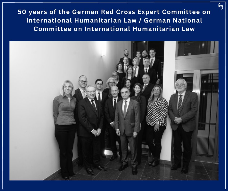 Celebrating 50 years of the German Red Cross Committee on International Humanitarian Law! The Committee’s commitment to shaping humanitarian principles remains crucial, especially in challenging times. Here's to 50 more years of impactful work! <a href="/roteskreuz_de/">Deutsches Rotes Kreuz</a> #IHL #Implementation