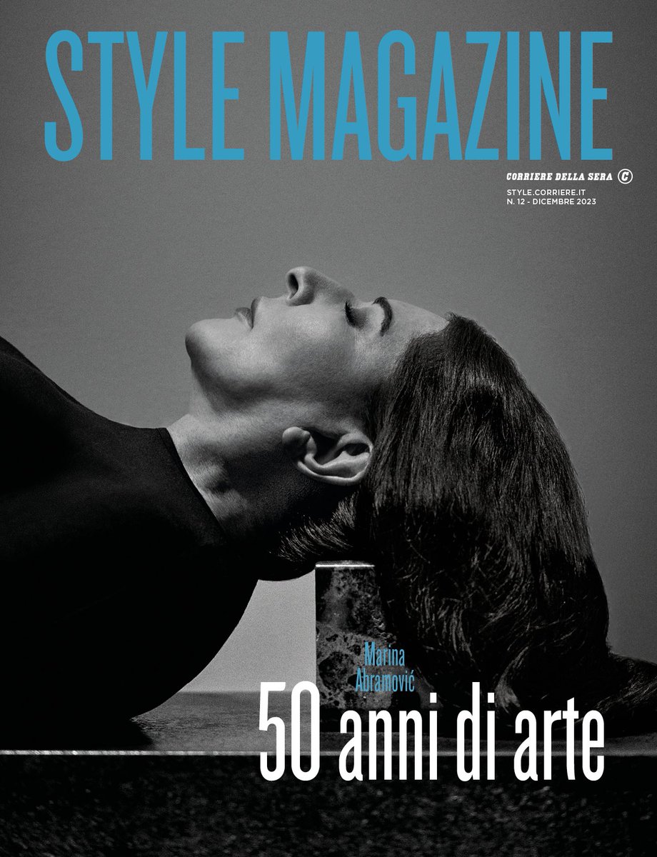 Mercoledì #marinaabramović Style Magazine <a href="/Corriere/">Corriere della Sera</a>