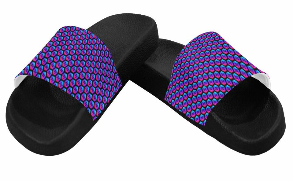 CryptoWearz's tweet photo. PulseChain Slides and Slippers for Cyber Monday. use code: BFCM20 for 20% off EVERYTHING! #cryptowearz #crypto #pulse #pulsechain #slides #sandals #slippers #sale #cybermonday https://t.co/TvfSUiyKBN