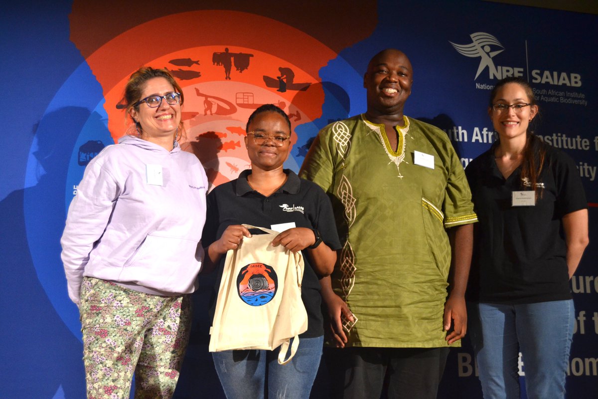 Congratulations to Nobuhle Mpanza on winning the Best PhD Presentation award, as voted by the students at the NRF-SAIAB Student Symposium! We were blown away by the incredible research presented by all the students.
