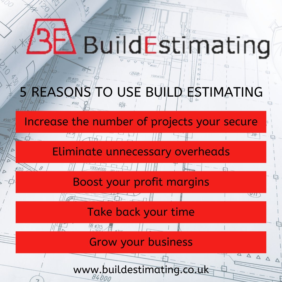 EstimatingBuild's tweet image. There are many benefits to using a build estimating company &amp;amp; here at Build Estimating we have many years of experience in assisting builders, architects &amp;amp; self builders.
#builder #architect #selfbuilder