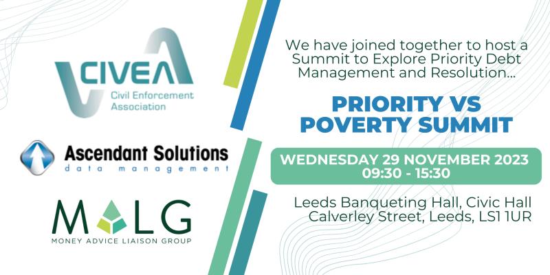 excelenforce's tweet photo. The Excel Civil Enforcement Limited team will be at the 'Priority vs. Poverty Summit' this Wednesday.

Do come and speak to the team if you see us there.

To learn more about the event: https://t.co/YZSmLpoayV https://t.co/5LZkK9H5NZ