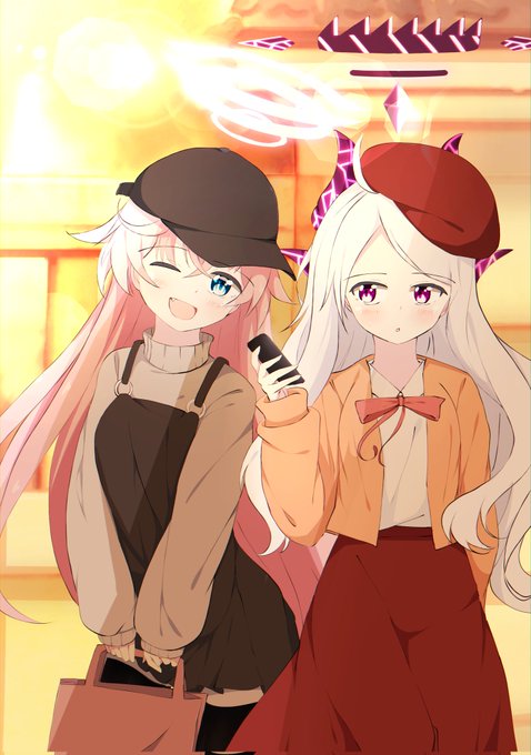 ホシノとヒナ #ブルーアカイブ #ブルアカ