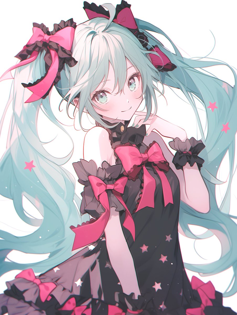 cocotte_ai's tweet photo. #初音ミク　黒×赤ドレス https://t.co/Db4zHkuIt0