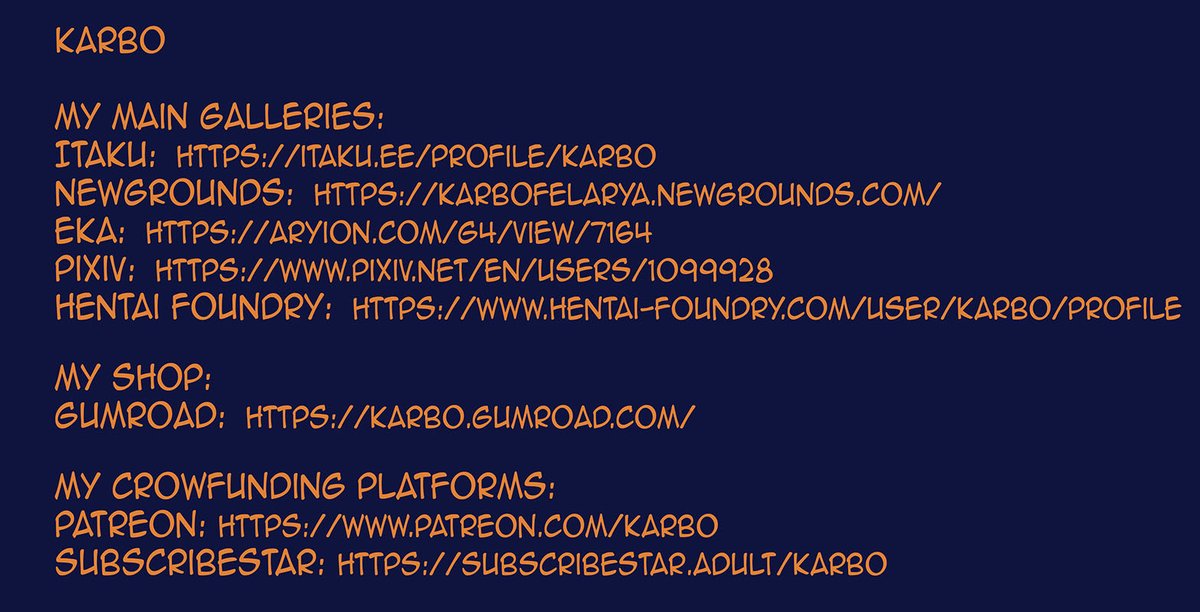 Karbofelarya's tweet photo. As you might know, On Kinky has been suspended from Twitter.. It's becoming hard to deny there is an internet-wide puritan wave and a crackdown on fetishes right now, with vore being on the forefront : /  In case I disappear here is where you can find me https://t.co/LzcJaFbhv6