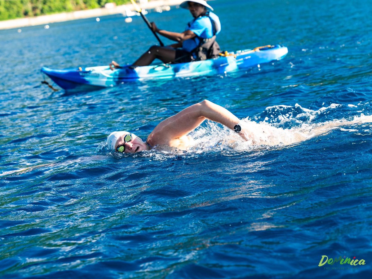 Invest_Dominica's tweet photo. An incredible feat was completed in Dominica this weekend.
From Discover Dominica: Congratulations to Shannon Keegan! She has braved the #Waitukubuli Sea Trail, swimming the 66km trail continuously! 📷
📷Time: 25 hours and 40 minutes
#ecotravel #tourism #ecotourism #nature https://t.co/n7R3nXra6d