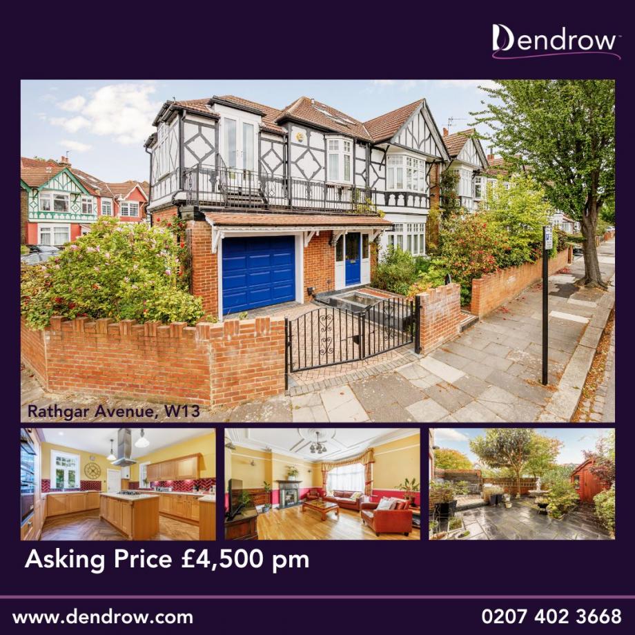 Seven bedroom house located on the corner of popular Rathgar Avenue, offering generous room sizes throughout. 

A ’stone’s throw’ from both Walpole and Lammas Parks and within reach of Ealing Broadway transport links. 

#W13 #ealingproperties #ealingtorent #rentals #prop...