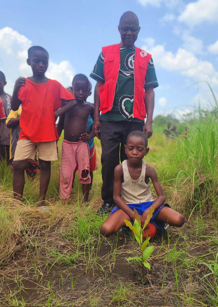 tapsmkanya's tweet photo. Planting  trees  is necessary
But how we plant and care for them is what truly matters 🌴 🌳
@LeoneSociey does it right ✅️ -community nurseries, inclusion- children also awareness, agroforestry, local knowledge @raudikrossinn @IFRCAfrica @ifrc @PunainenRisti #IFRC1billiontrees https://t.co/I7UoqGttRL