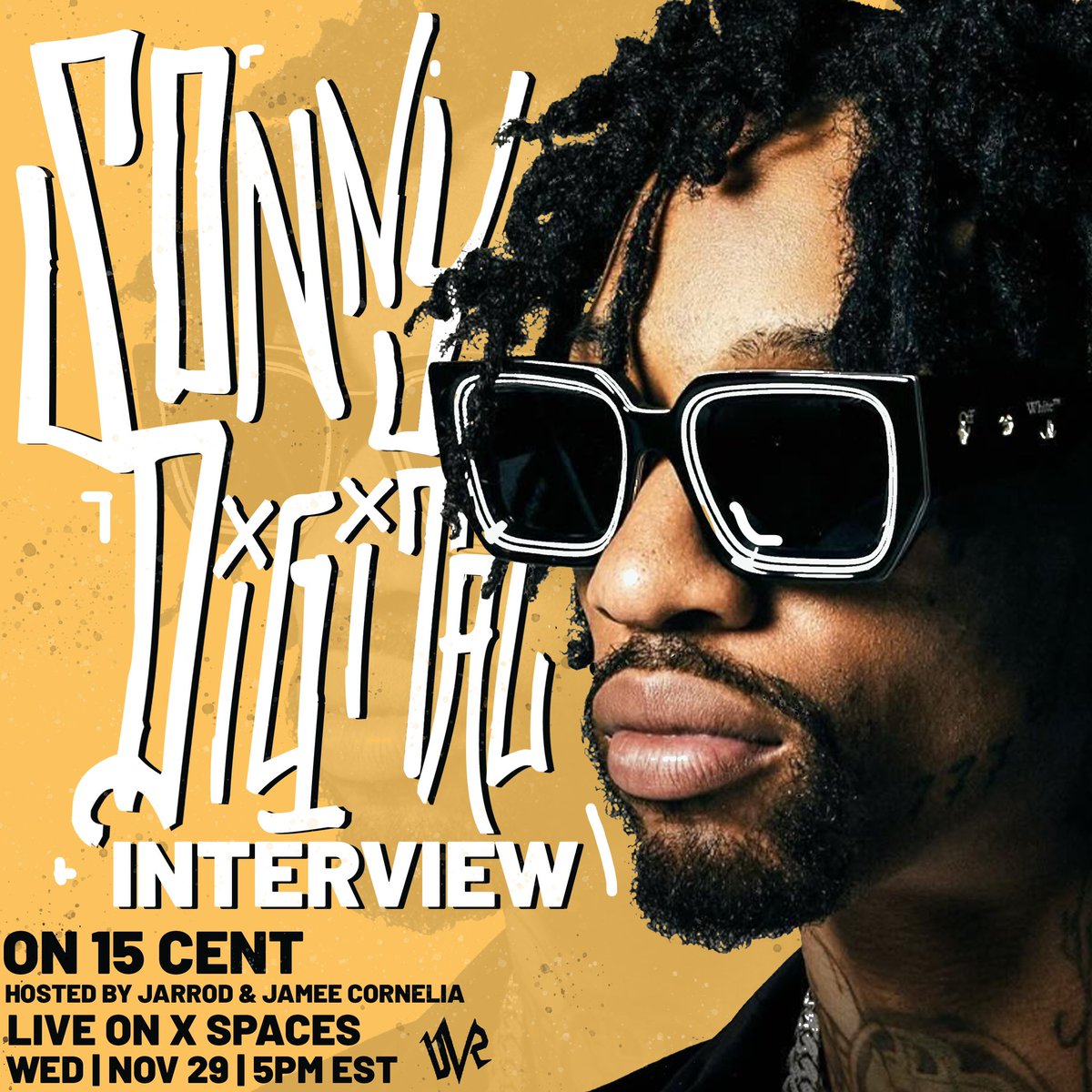 jarrodT123's tweet photo. This Wednesday at 5 PM ET @JameeCornelia &amp; I host the legend @SonnyDigital!

Pull up to hear the live convo and all about his new album Dolores Son!

RSVP: https://t.co/AWdg7T2PgC https://t.co/cZ8VJOaJkd