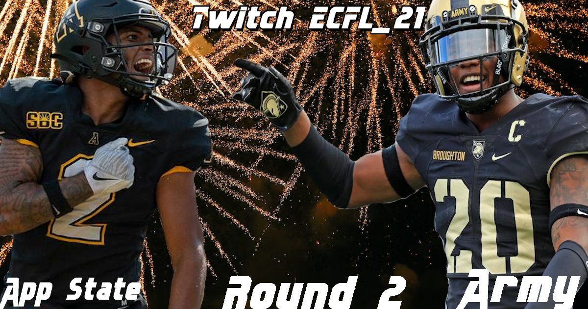 Round 2 tonight against <a href="/ECFL_Army/">ECFL Army Black Knights</a> we are playing for the conference championship and the #1 seed in the playoffs let go out and handle our business!

#GoApp
