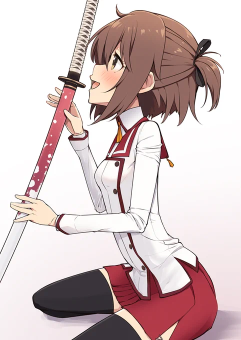 衛藤可奈美さん(アニメやってるときに描けなかった)#刀使ノ巫女 