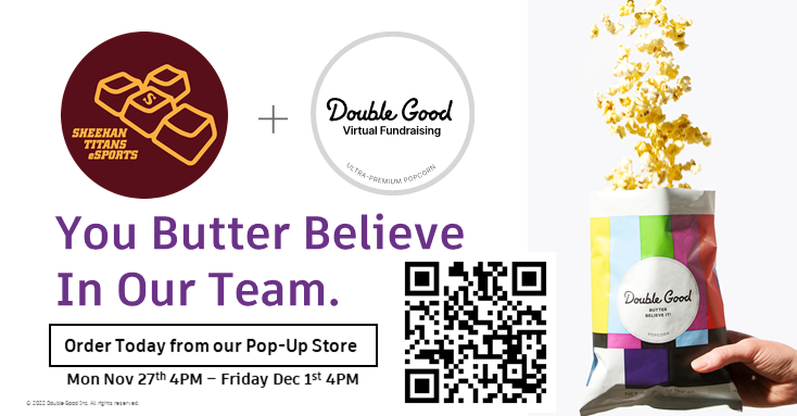 Sheehan Esports (@sheehan_esports) on Twitter photo It's that time of year! Sheehan Esports is working with <a href="/DoADoubleGood/">Double Good</a> to help fundraise for our #highschool #esports program! Our store is live through Dec 1st, so order quick! (Especially my personal favorite, In Queso Fire!)
popup.doublegood.com/s/q7j1su68 It's that time of year! Sheehan Esports is working with <a href="/DoADoubleGood/">Double Good</a> to help fundraise for our #highschool #esports program! Our store is live through Dec 1st, so order quick! (Especially my personal favorite, In Queso Fire!)
popup.doublegood.com/s/q7j1su68