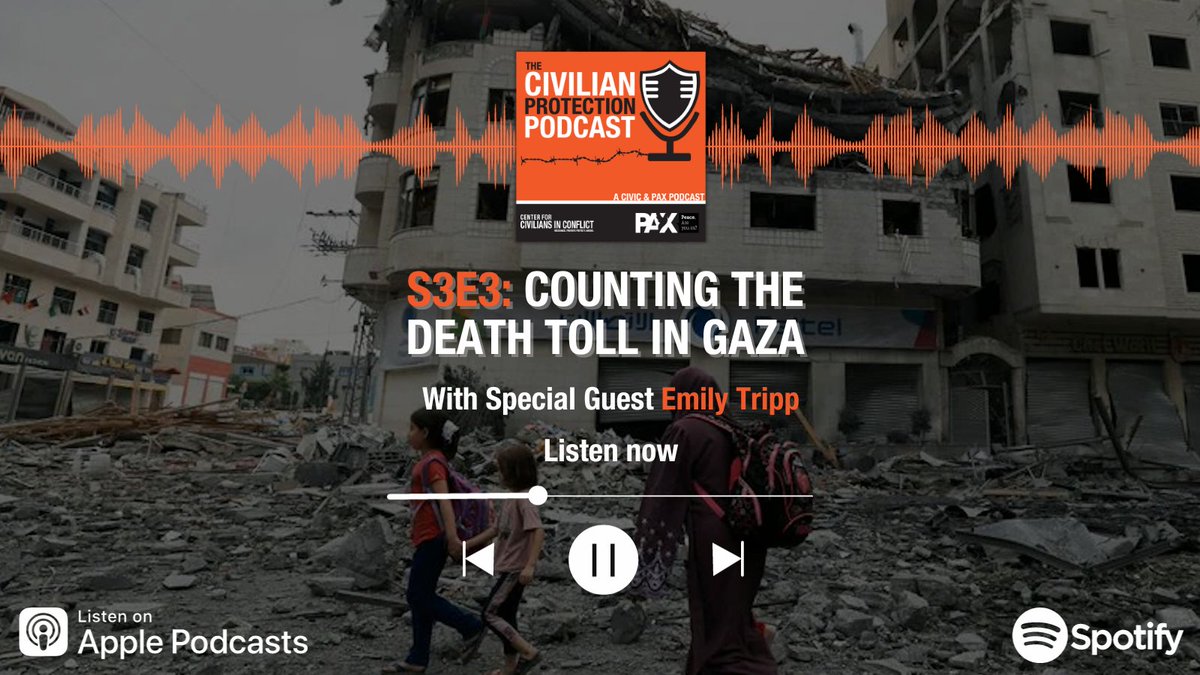 ThomasvgPAX's tweet image. Indrukwekkende podcast aflevering met @Emily_4319 over het lastige maar belangrijke werk van @airwars rondom het tellen van burgerdoden in Gaza en het belang van het koppelen van deze nummers aan namen en personen. @PAXvoorvrede @PAXPoC @CivCenter  paxvoorvrede.nl/nieuws/podcast…