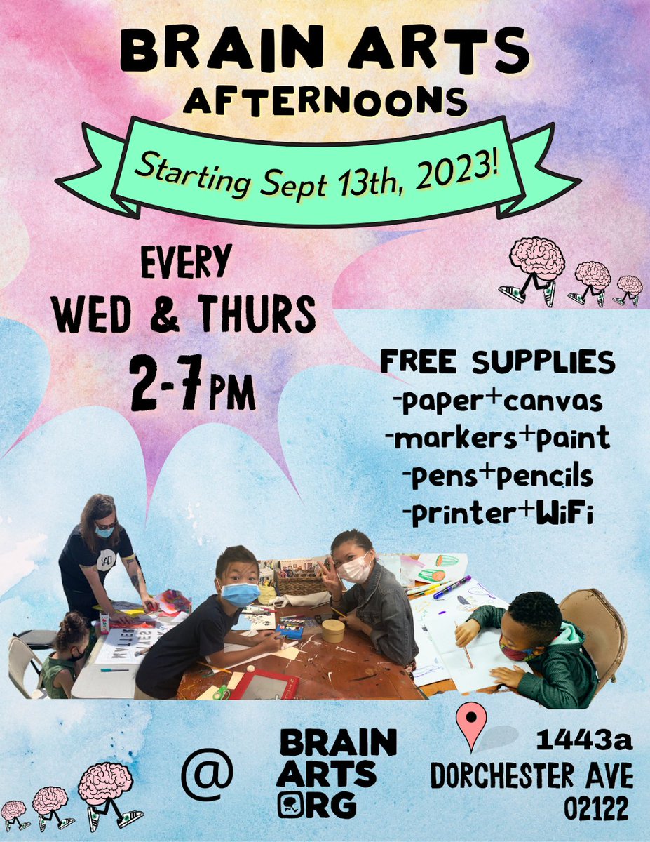 Arts Connect International (@artsconnectint) on Twitter photo Brain Arts Afternoons are still going strong! Drop in this week on Wednesday and Thursday! <a href="/brain_arts_org/">Brain Arts Organization</a> Brain Arts Afternoons are still going strong! Drop in this week on Wednesday and Thursday! <a href="/brain_arts_org/">Brain Arts Organization</a>