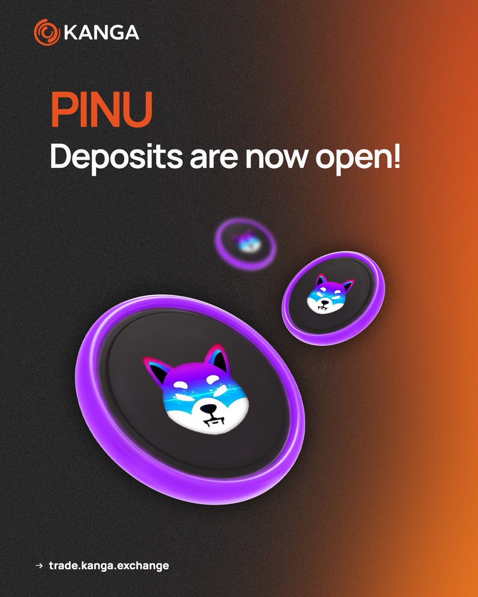 KangaExchange's tweet image. 📣 Kanga Exchange is excited to announce the upcoming listing of $PINU from @PulseInu

Listing on 30.11, 10:00 UTC. 

Deposits are already open!

More info: pulseinu.org

Join us ➔ trade.kanga.exchange/auth/register/…