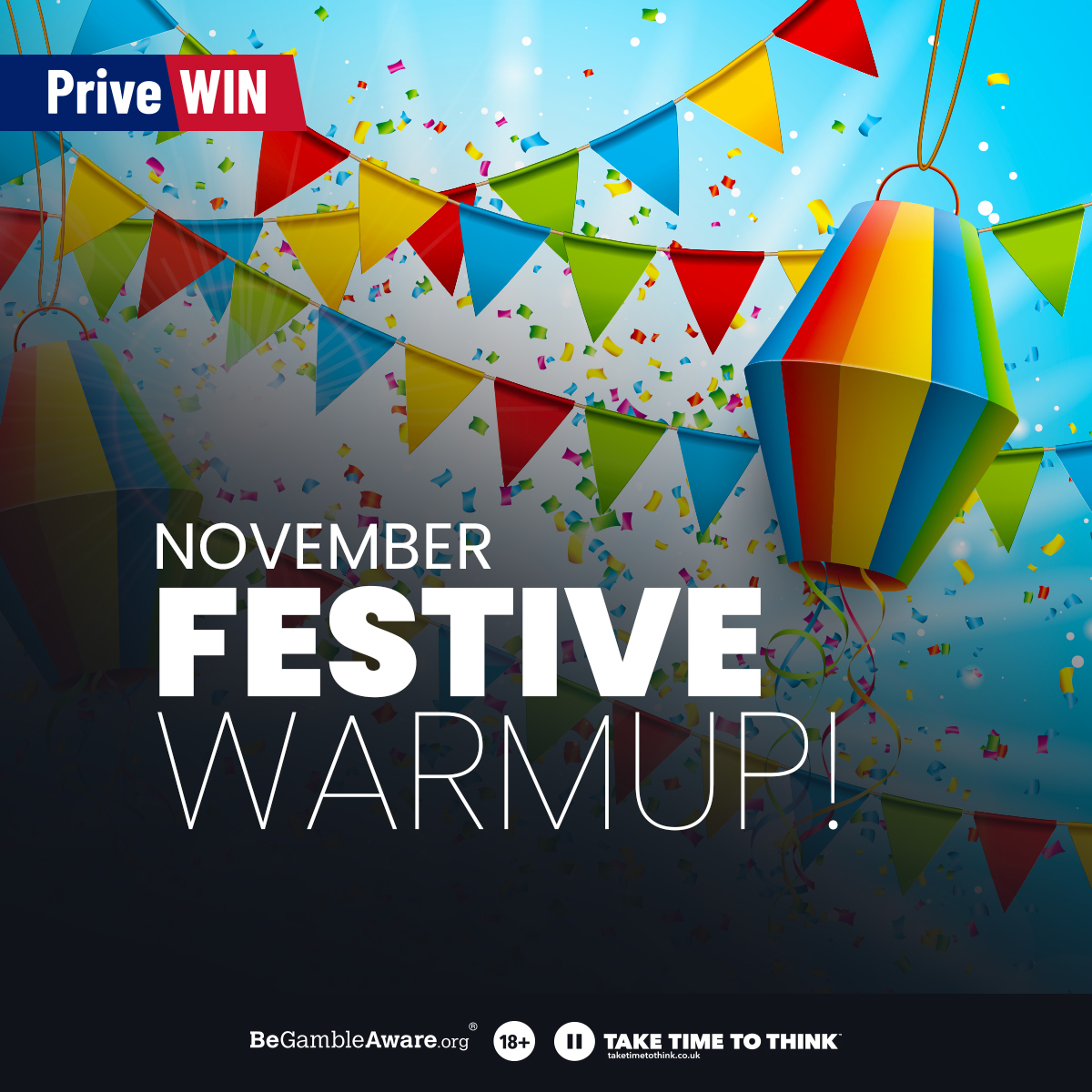 privewincom's tweet photo. November Festive Warmup! 🎉 Up to £750 Bonuses + Wheel Spins
🔄 Get festive early! 📷
Play: https://t.co/k3bS4NZWwB
Terms&amp;Conditions Apply | +18 Only | BeGambleAware https://t.co/MdkgPnEoPl