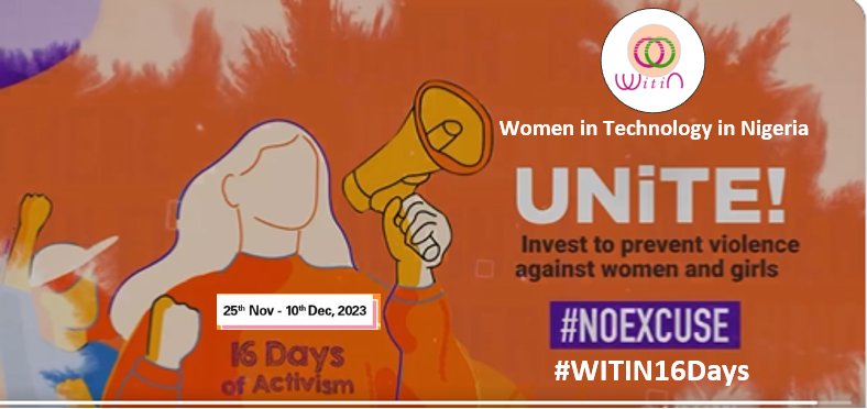 Losunlink's tweet photo. Cyber attacks on women are preventable. Let's work together to eliminate the excuses and create a safer online space for all. #16DaysOfAction #NoExcuse @mywitin #WITIN16Days 
https://t.co/VDEoSYJNx4 https://t.co/Dmam7mzqSs