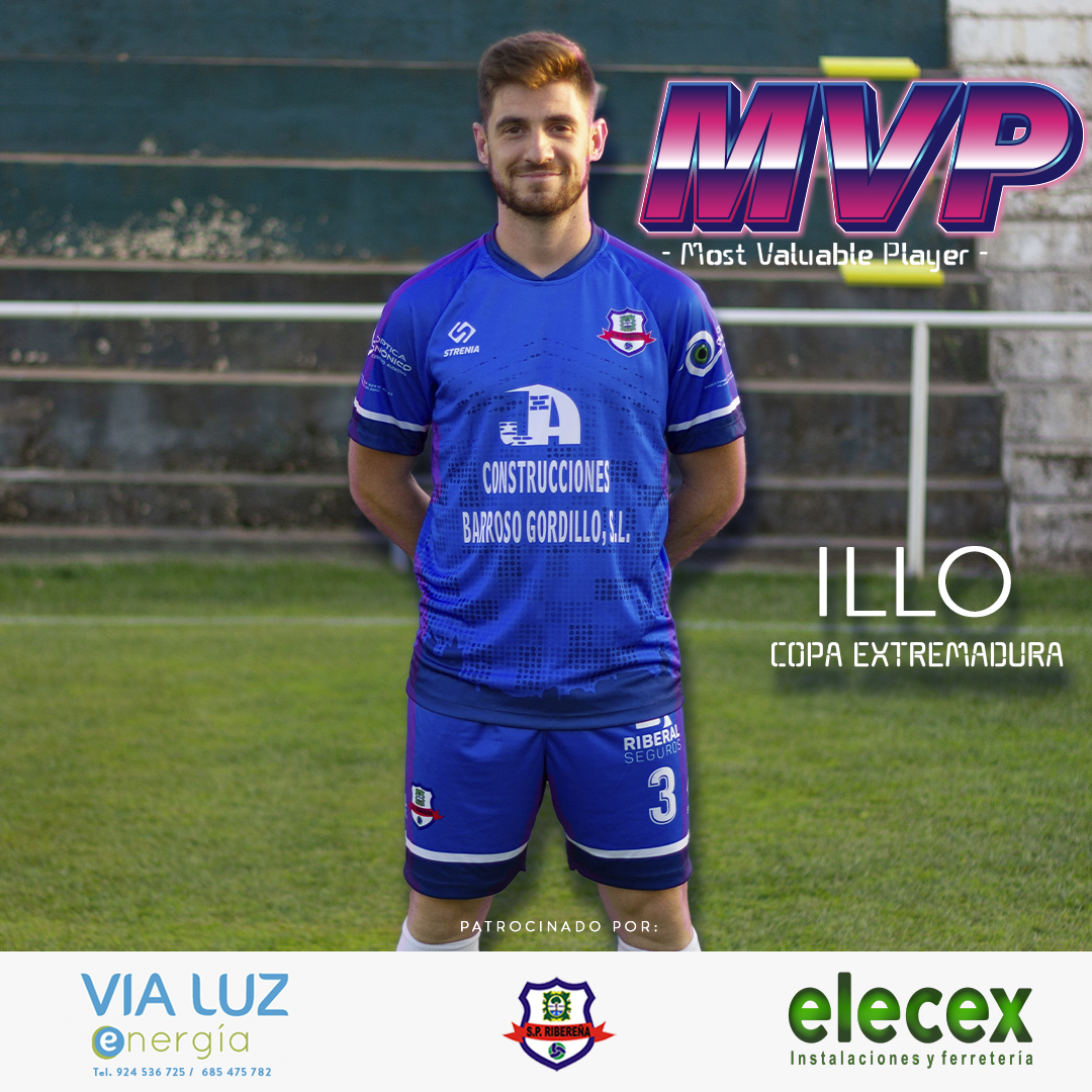 SPRiberena's tweet photo. ⭐ MVP COPA EXTREMADURA (Partido de vuelta)

🥇 I L L O

Gran partido de nuestro lateral izquierdo, que viene cuajando unos partidos sensacionales, siendo fundamental en defensa.

#VamosAzules 💙 https://t.co/HOSs4a4xcz