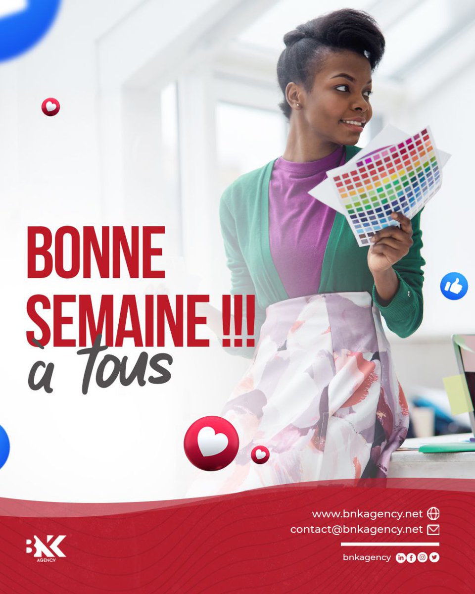 bnkagency's tweet photo. Nouvelle semaine,
Nouvelles opportunités à saisir.
Bonne semaine à tous 🙏🏾!
#Motivation #BnkAgency https://t.co/H8UFlMfhzG