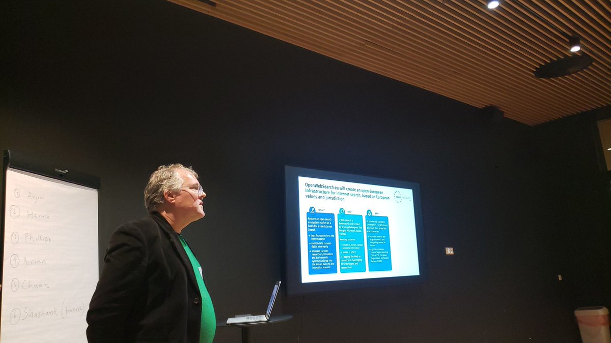 Sole Pera (@drch0le) on Twitter photo On the afternoon session at #DIR2023 we hear from <a href="/arjenpdevries/">@arjen@idf.social ποΈπΊπ¦</a> about OpenWebSearch.EU . A big hello to <a href="/djoerd/">Djoerd is on Mastodon</a> ! On the afternoon session at #DIR2023 we hear from <a href="/arjenpdevries/">@arjen@idf.social ποΈπΊπ¦</a> about OpenWebSearch.EU . A big hello to <a href="/djoerd/">Djoerd is on Mastodon</a> !