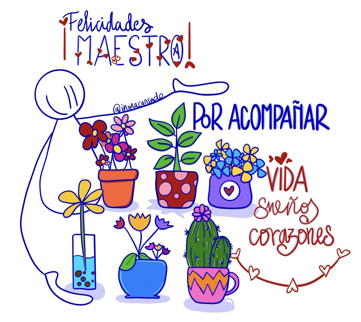 inmacansado's tweet photo. ¡Felicidades! A todos los que acompañan los sueños, las luces, los corazones....¡La VIDA! https://t.co/qQetC09Ky9