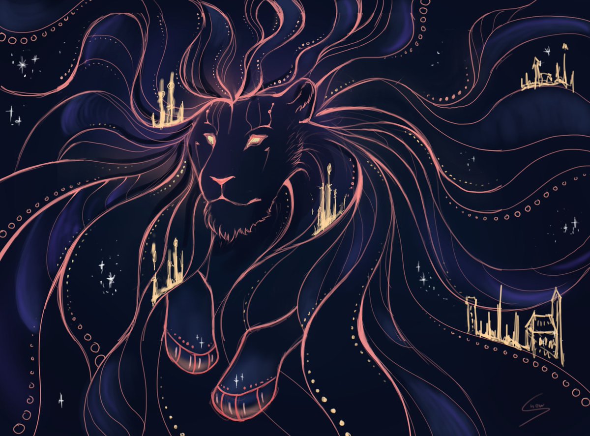 Snowbirdoo's tweet photo. A lion 
#DigitalArtist #illustration #art https://t.co/VbLRVDbSJ3