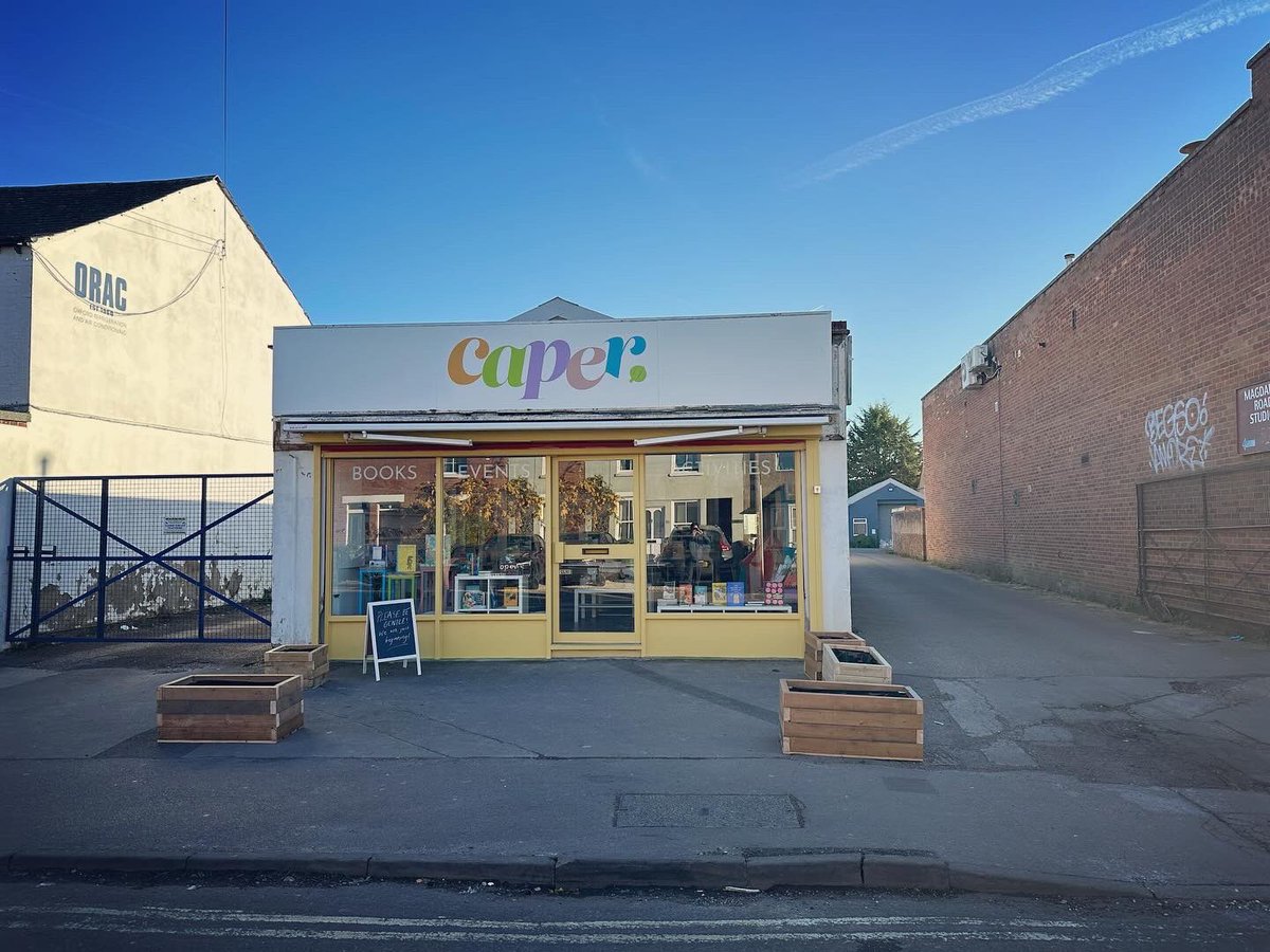Excited that <a href="/caperoxford/">Caper</a> is now open for business (and v proud of <a href="/quitexander/">Xander Cansell</a> for hatching the plan and getting it to this point in what has been Quite A Year). Feels a bit mad opening a bookshop but also very right in a lot of ways.