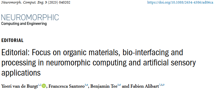 Our latest Editorial completes this superb collection from @yvdburgt, @santorof14, @TeeResearchGrp & @falibart. Read all articles, including a Perspective from @fz_juelich and Topical Reviews from @tudresden_de and @TuftsUniversity, at iopscience.iop.org/journal/2634-4…